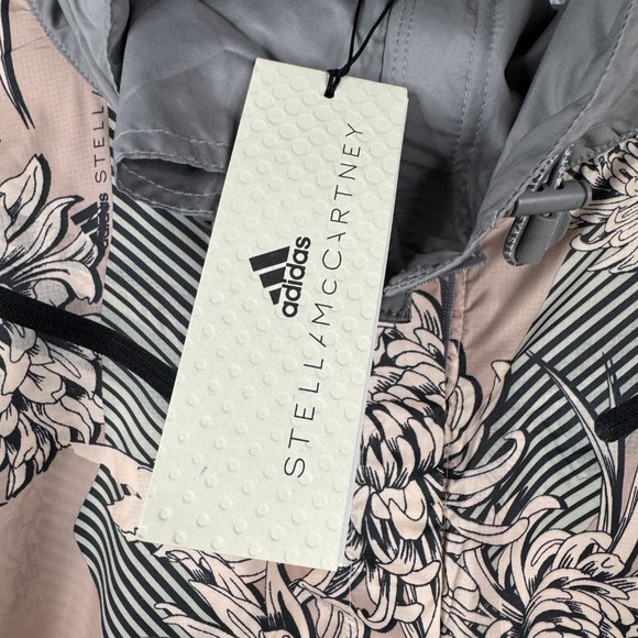 Adidas by Stella McCartney Jacket S Future Playground Half Zip Floral Printed - Picture 5 of 15